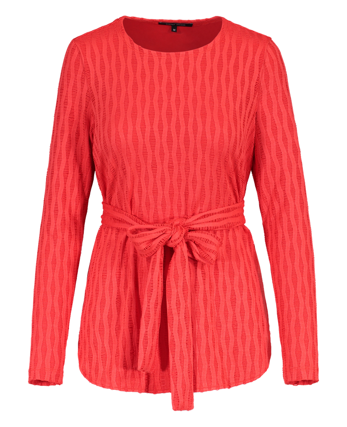 Candy Apple Belted Top