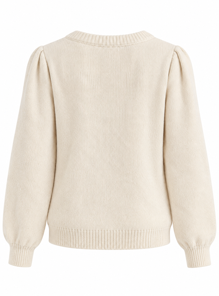 Textured Button Knit Cardigan