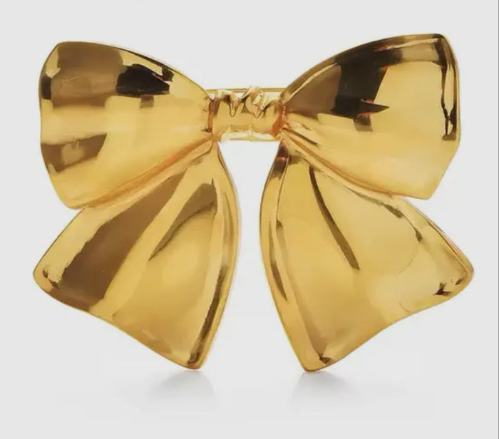 Bow Brooch | Gold