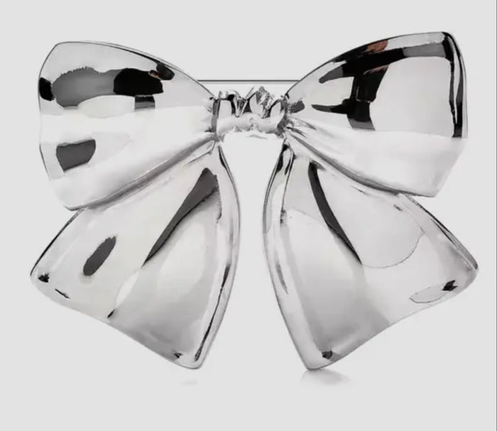 Bow Brooch | Silver