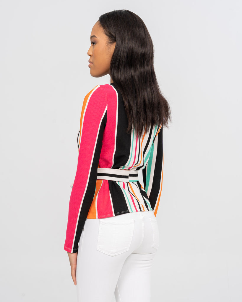 Multi Neon Belted Top